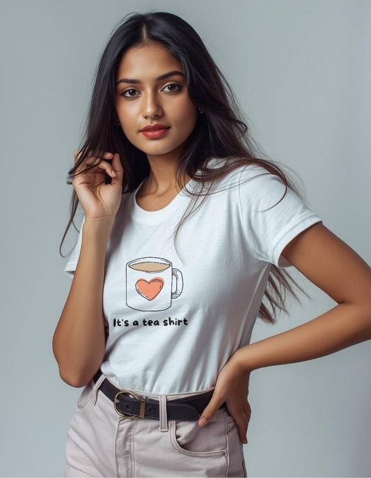"It's a Tea Shirt" Funny Pun Tee - Mug & Heart Graphic T-Shirt