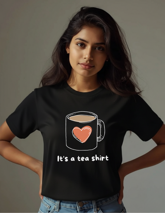 "It's a Tea Shirt" Funny Pun Tee -  Mug & Heart Graphic T-Shirt